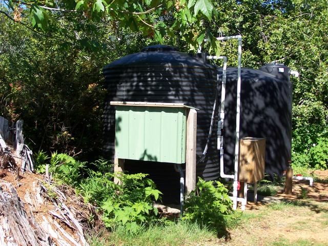 4,000 Gallons water storage tanks